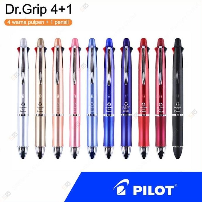 

TERMURAH - Pulpen Pilot Dr Grip 4+1 0.7 / Pilot Pen Dr Grip 0.7