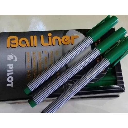 

TERMURAH - PULPEN PILOT BALLINER HIJAU PER LUSIN