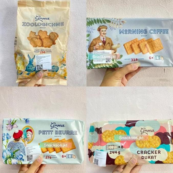 

GRONA PETIT BEURRE BISCUIT / GRONA BISCUIT MORNING COFFEE / GRONA DUKAT CRACKERS / GRONA ZOOLOGICHNE BISKUIT