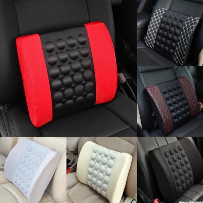 Bantal Pijat Sandaran Punggung Mobil Elektrik Getaran