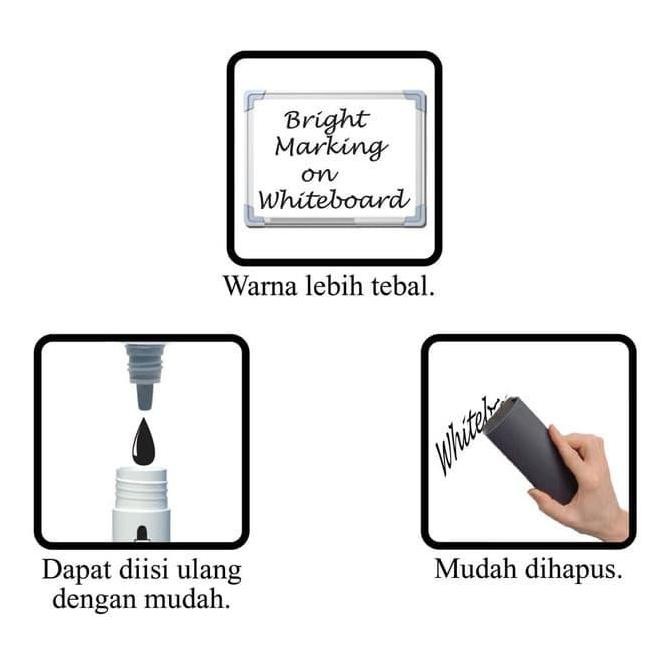

Spidol Whiteboard Pen Eco Lusin Isi 12 Pcs Faber Castell New Stok