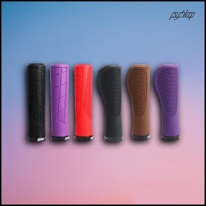 Grip sepeda ODI lock hitam,coklat,ungu,merah