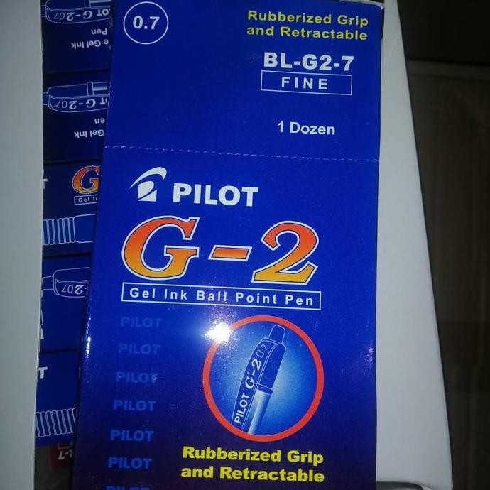 

Pulpen - Ballpoint Pilot G2 (0.5) Hitam 1 Lusin New Stok