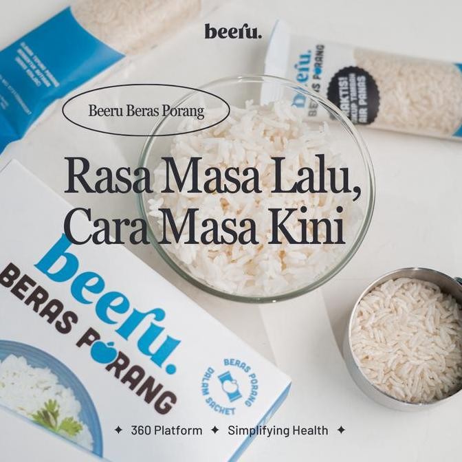 

Beeru Beras Porang Sachet Isi 10 - Shirataki Konjac Rice P88