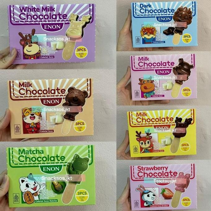 

ENON STRAWBERRY CHOCOLATE / MILK / DARK / WHITE MILK / MATCHA CHOCOLATE CHARACTER