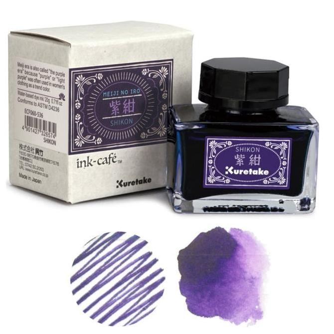 

Kuretake Ink Cafe Meiji No Iro Bottled Inks 20Ml New Stok
