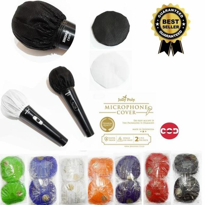 Sarung Mic Wireless - Cover Busa Mic Karaoke Shure Standard