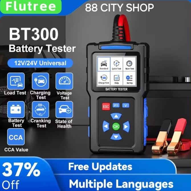 [STAYRE] BATTERY TESTER DIGITAL PRINT TE ST AKI DETEKTOR BATERAI MULTI LANGUAGE