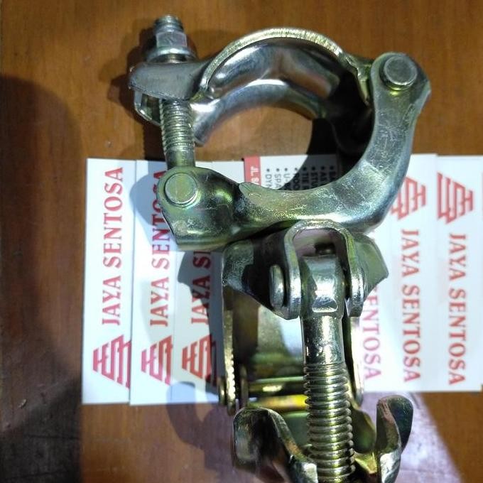 klem scafolding fixed / klem steger mati / swivel clamp murah