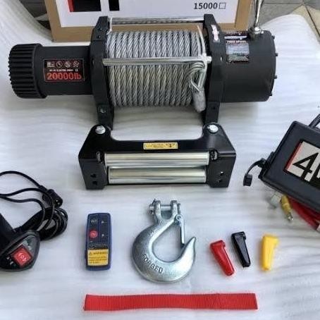 TERBARU - 4winch 20000 lbs winch 4winch 20000lbs 12v & 24v
