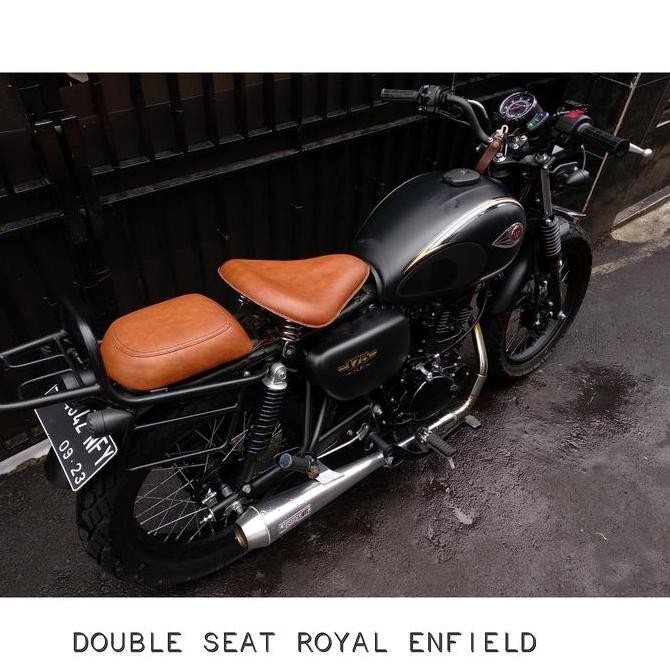 [BATORE] JOK MOTOR KAWASAKI W175 DOUBLE SEAT ROYAL ENFIELD DESIGN