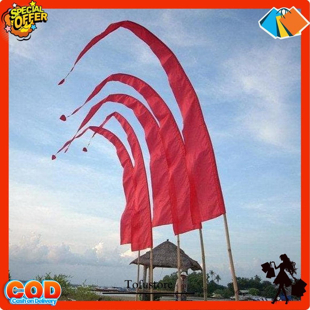 Umbul-Umbul Penjor Bali 5 Meter Gratis Ongkir