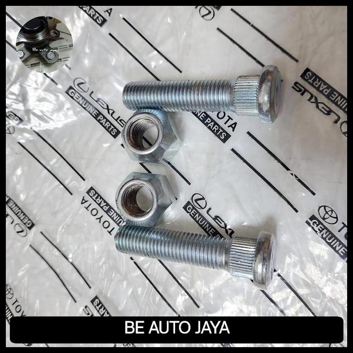 DISKON HUB BOLT BAUT RODA MUR TOYOTA YARIS ORIGINAL 