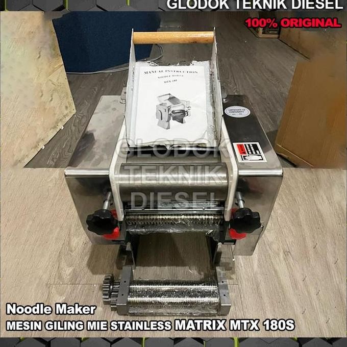 TERBARU - MATRIX Mesin Noodle Maker Giling Mie Stainless MTX 180S MTX180S