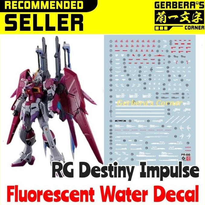 Fluorescent Water Decal RG Destiny Impulse Evo Studio