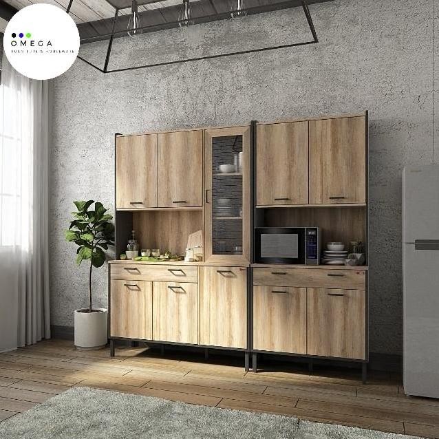 TERMURAH - ACTIV Kitchen Cabinet Lemari  Rak Penyimpanan Dapur 2 Pintu Furniture Industrial Style [A