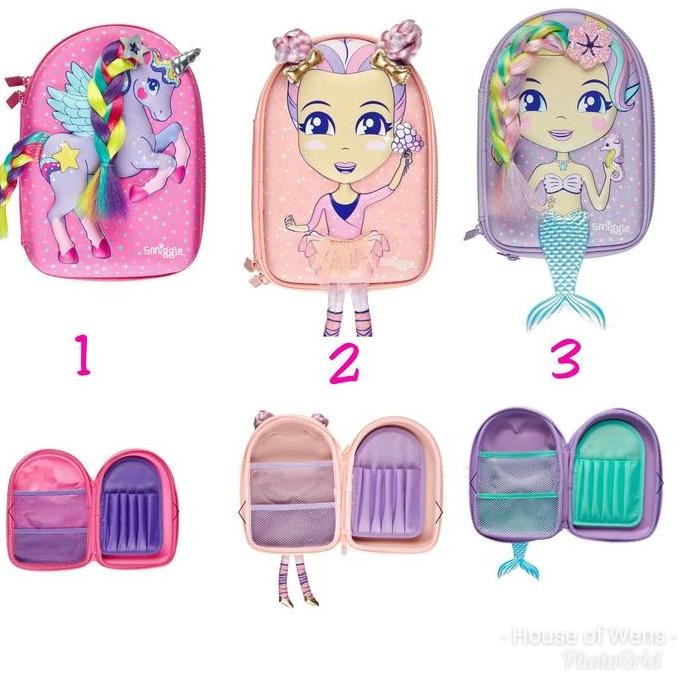 

Smiggle Dolly Wishes Hardtop Pencil Case - Tempat Pensil Smiggle New Stok