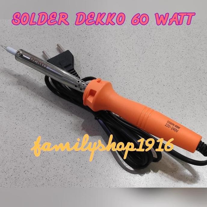 ready  SOLDER DEKKO 60 WATT/ SOLDER DEKKO 60 W / SOLDER 60 WATT / SOLDER