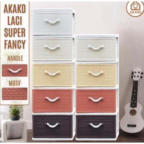 TERMURAH - LACI SUPER FANCY AKAKO / LACI AKAKO 3 SUSUN / 4 SUSUN / 5 SUSUN