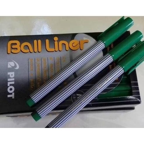 

Pulpen Pilot Balliner Hijau Per Lusin New Stok