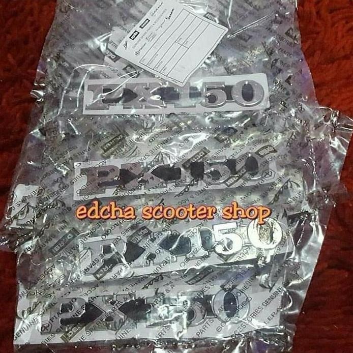 Emblem PX 150 Original Piaggio untuk Vespa PX Series