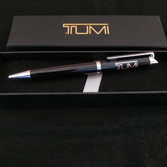 

Pulpen Roller Ball Pen Tumi Exclusive Gratis Grafir Nama New Stok