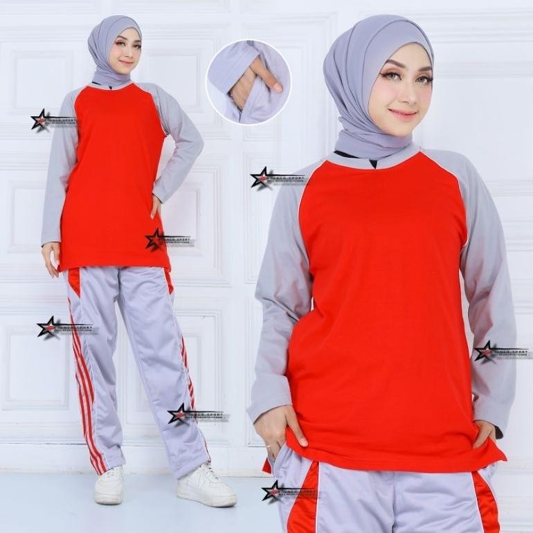 setelan baju senam / setelan olahraga senam wanita / setelan baju olahraga wanita