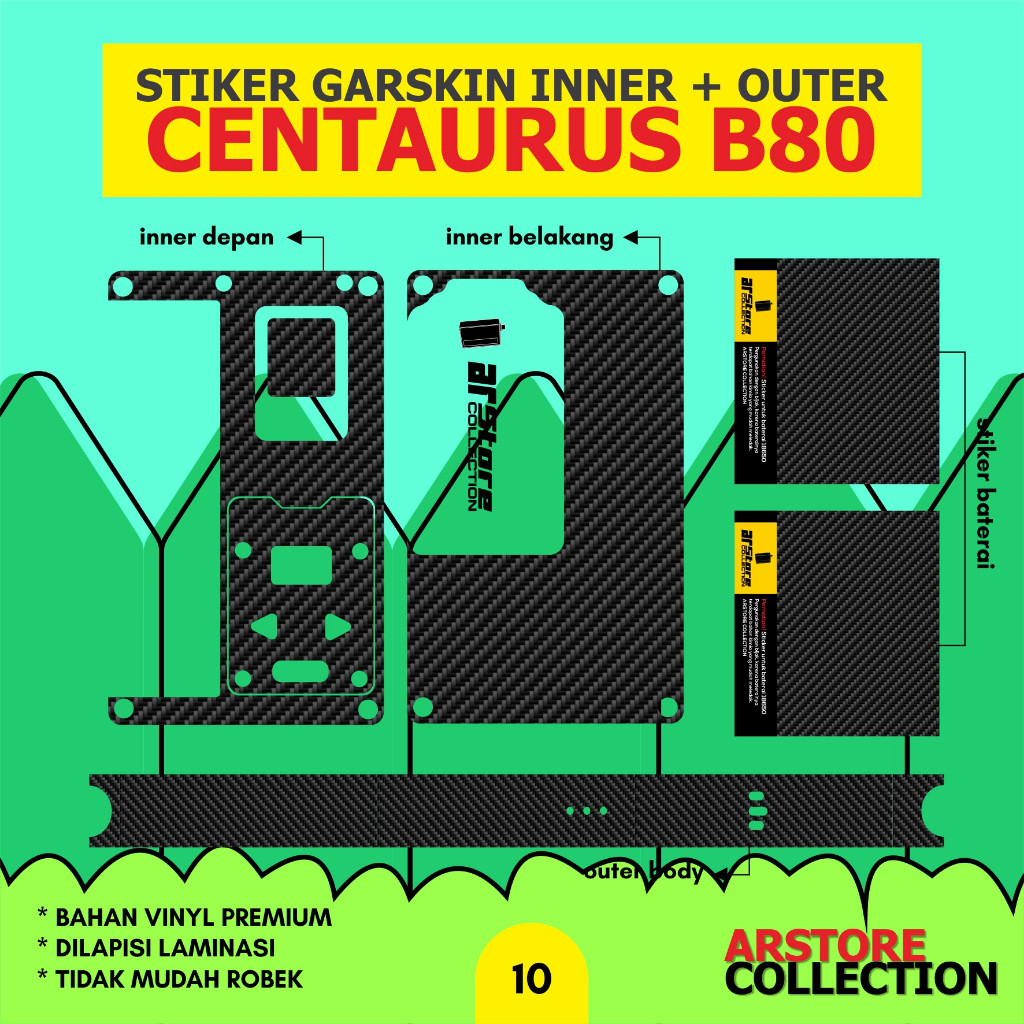 

Get2pcs Stiker Label Centa B80 010 Garskin Casing Motif Dan Bisa Custom Bayar Ditempat