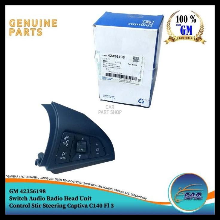 TERBARU SWITCH AUDIO RADIO HEAD UNIT CONTROL STIR STEERING CHEVROLET TRAX ORI 