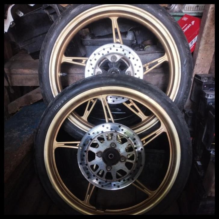 TERMURAH VELG PELEK DEPAN BELAKANG YAMAHA JUPITER MX NEW 135 DD ORIGINAL