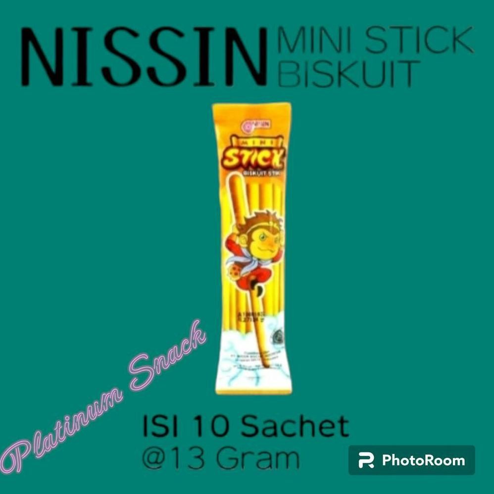 

Mini Stick | Biskuit Stik | Isi 10 Bks @ 13 Gr | Nissin