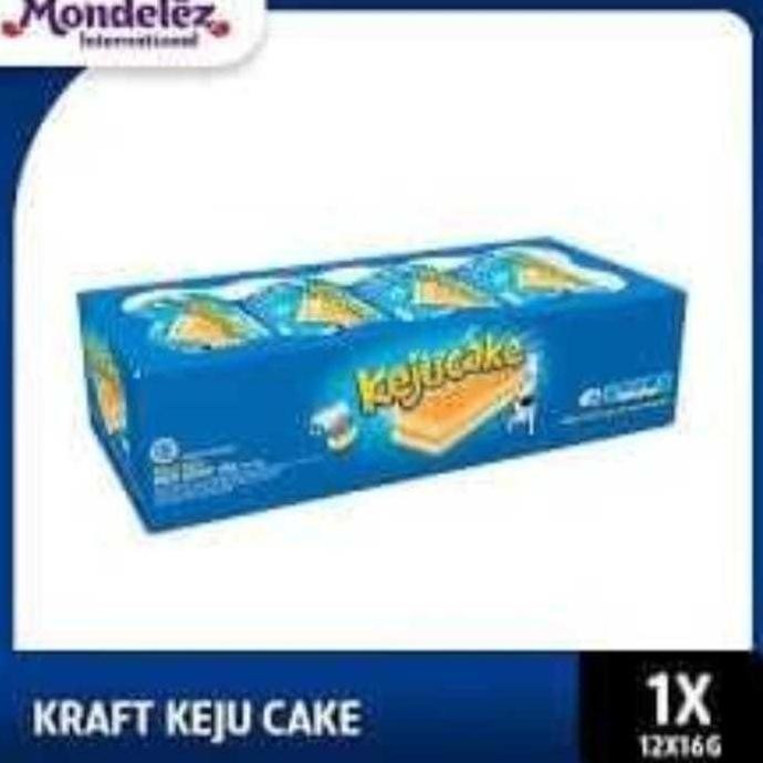 

Keju Cake | Isi 12 Pcs @ 16 Gr | Kraft | Bolu