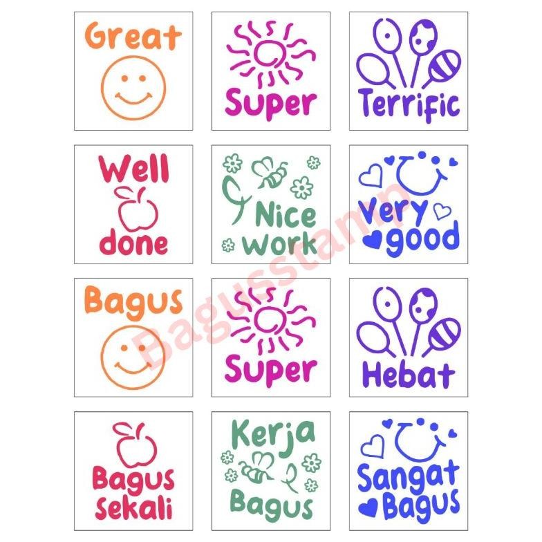 

Or42 Stempel Guru Rewards Penilaian Teacher Stamp Sd Tk Or42