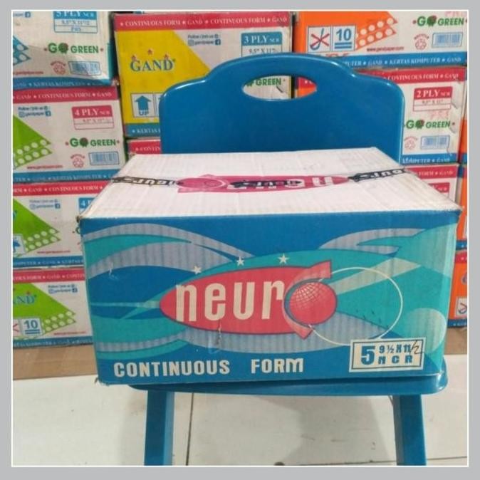 

Neuro Continuous Form 5 Ply Hvs Ncr 9,5 X 11"/Kertas Printer Komputer.