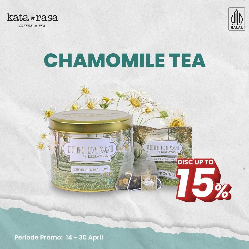 

Teh Dewi By Kata Rasa Artisan Tea Chamomile Flower Tea Chamomile Teh Celup