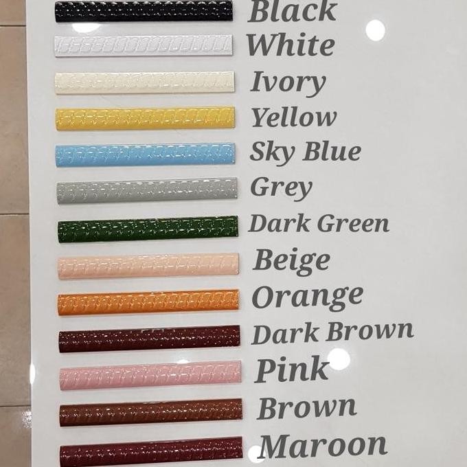 List keramik / kuku macan / bon-bon keramik / bon bon motif ulir 20cm