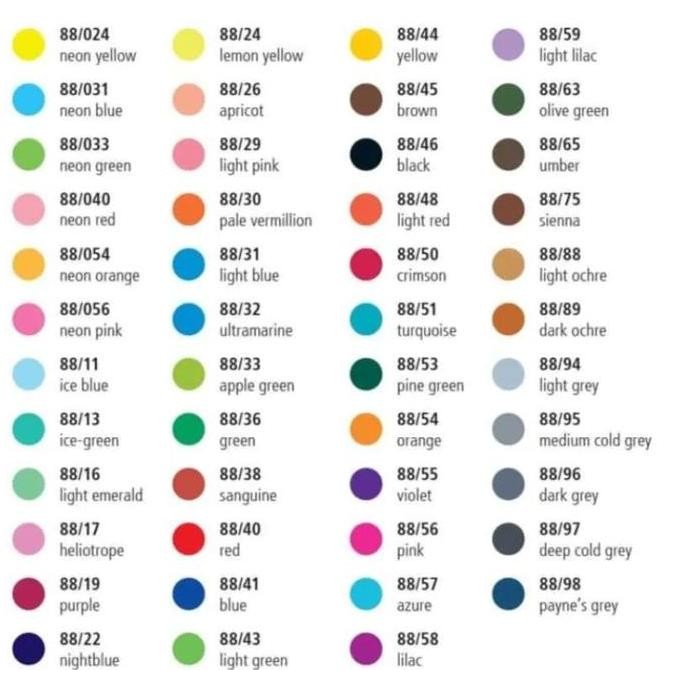 

Stabilo 88 Fineliner Point 0.4 varian 2