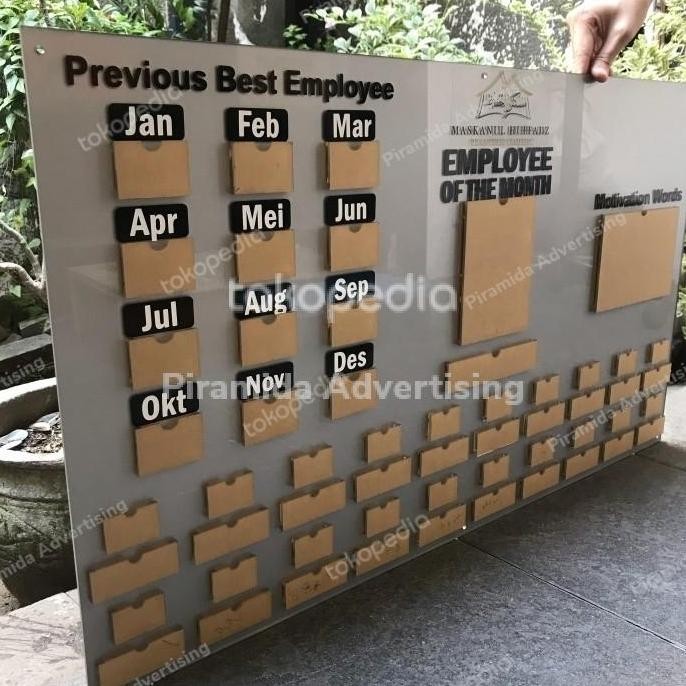 

Papan Slot Employee 45X70 New Stok