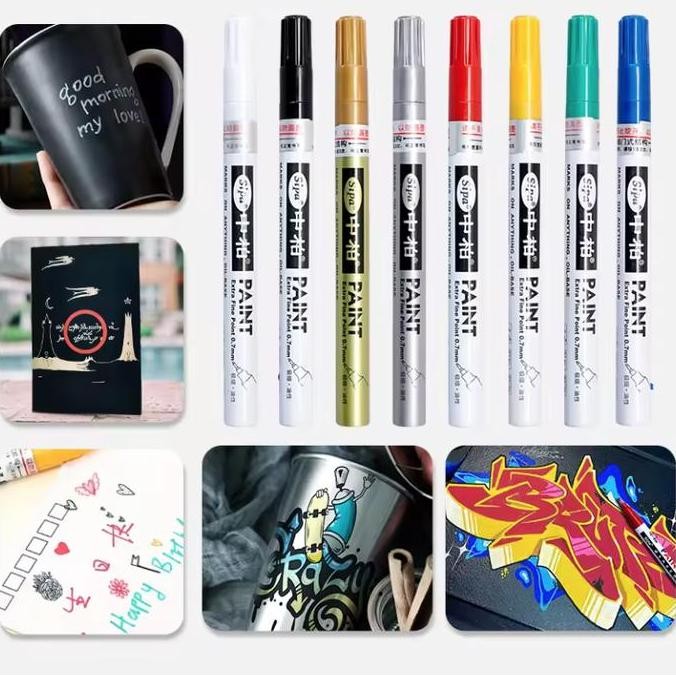 

Spidol Marker EXTRA FINE Paint Marker 0.7 mm SIPA SP150 Harga Satuan