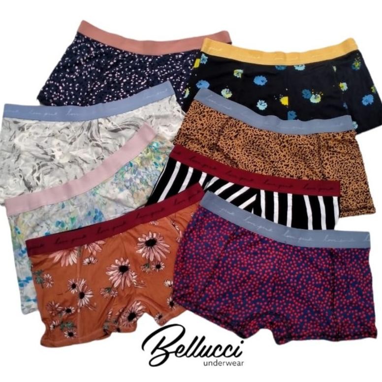 2 Pcs Cd Boxer Wanita Spandek Katun Celana Dalam Boxer Cewe Keren