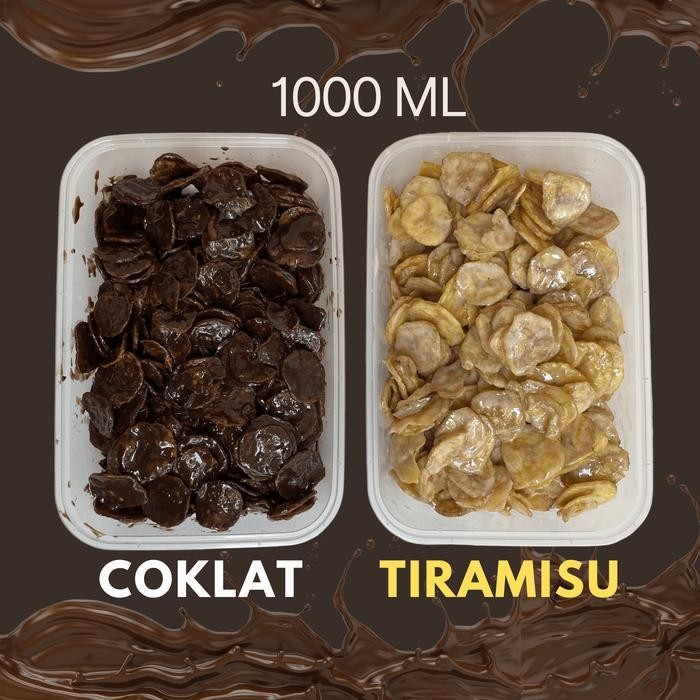

LM (BELI 1 GRATIS 1) Keripik Coklat Lumer by Sale Pisang Malang | Keripik Pisang Lumer 1000 ML