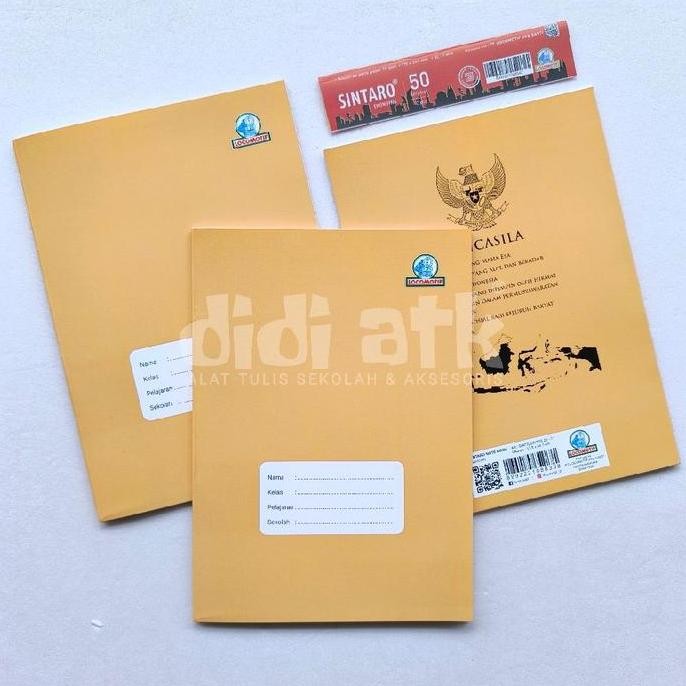 

Buku Tulis Campus Sintaro 50 Lembar Sampul Coklat 1 Pak (Isi 10 Pcs) - Paper Stationery