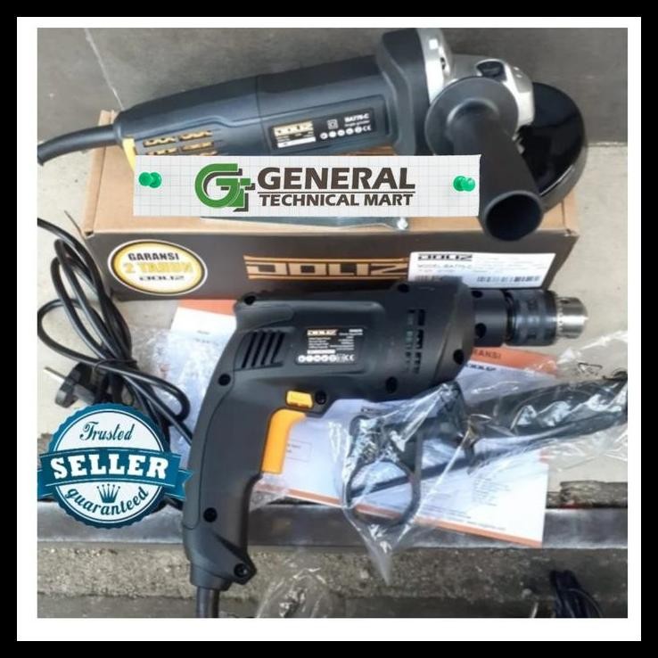 BEST DEAL PAKET BOR 13MM DOLIZ GERINDA 4" W/HANDLE DOLIZ 