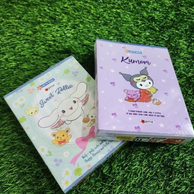

1 PACK 5 PCS BUKU TULIS NEWSTAR 38 LEMBAR KARAKTER LUCU KUROMI - KUROMI