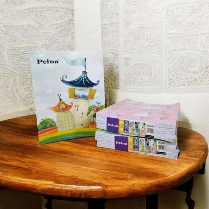 

Buku Tulis Ukuran Kwarto Pelna isi 38 Lembar 10 pcs Random