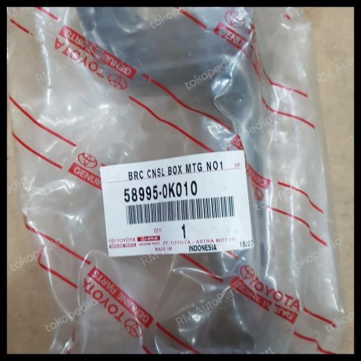 TERBARU BRACKET CONSOLE BOX INNOVA LAMA FORTUNER HILUX ORIGINAL 58995-0K010 