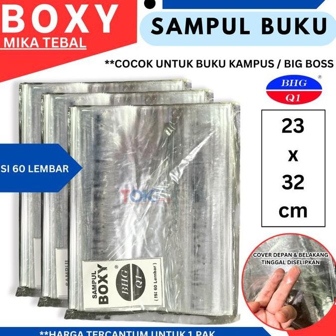 

Sampul Buku Plastik Mika Boxy (isi 60 lbr)