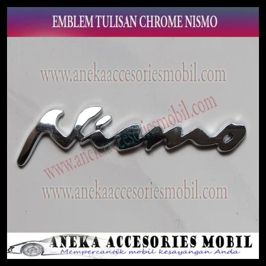 TERBARU EMBLEM TULISAN CHROME NISMO LUXURY NISSAN SERENA/SERENA HIGH WAY STAR