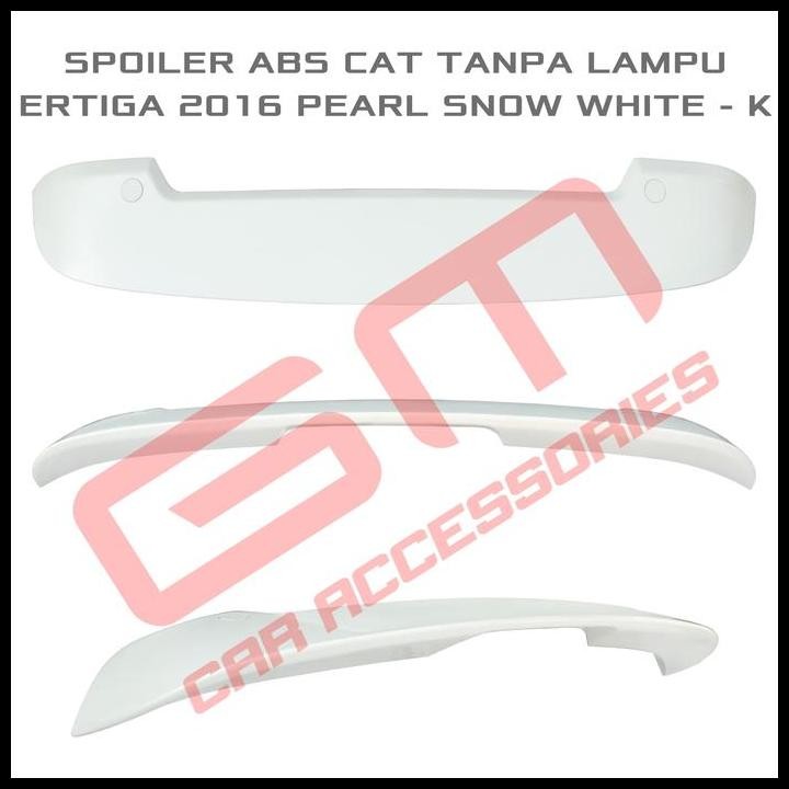 BEST DEAL SPOILER ABS CAT TANPA LAMPU ERTIGA 2015 KJS PEARL SNOW WHITE 