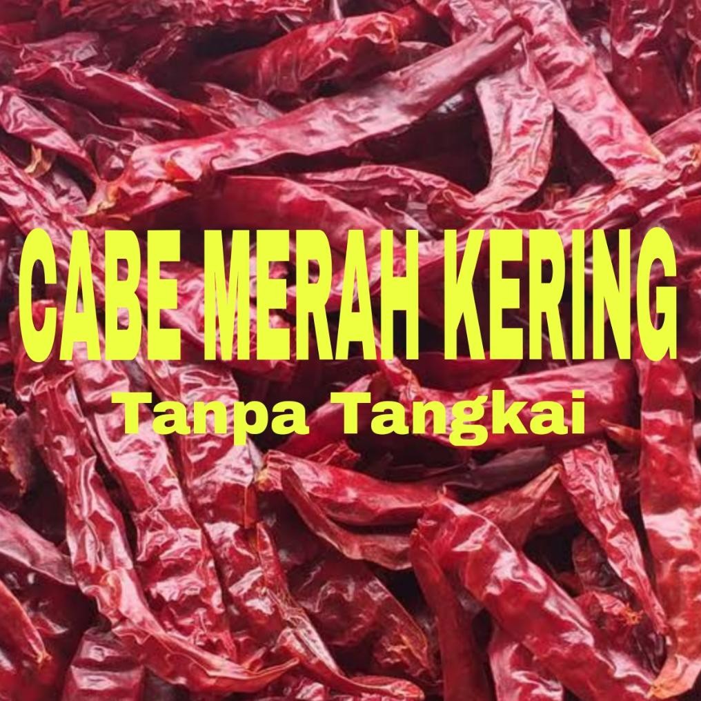 

Revolusioner Cabe Kering | Cabe Merah Besar Kering Tanpa Tangkai | Kemasan Vakum